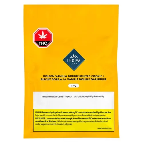 Golden Vanilla Double Stuffed Cookie image 2