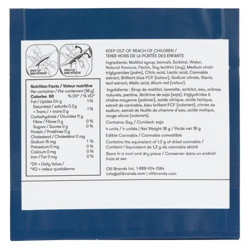 Sugar Free Blackberry Yuzu CBN Soft Chews image 3