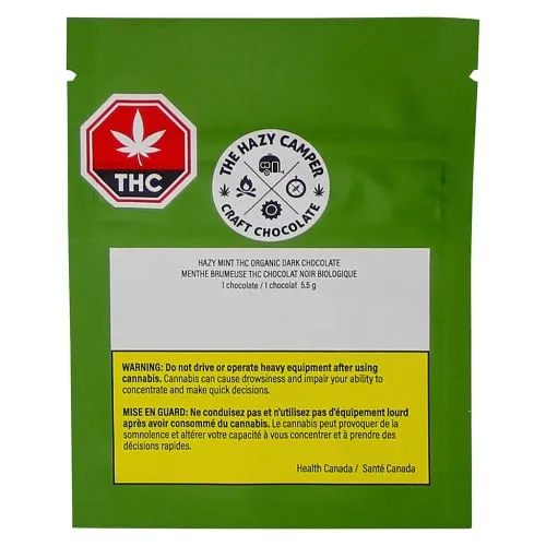 Hazy Mint THC Organic Dark Chocolate image 2