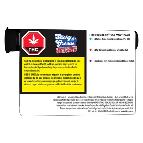 High Score Sativas - Liquid Diamond Double Infused image 3