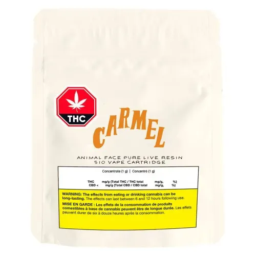 Animal Face Pure Live Resin 510 Thread Cartridge image 2