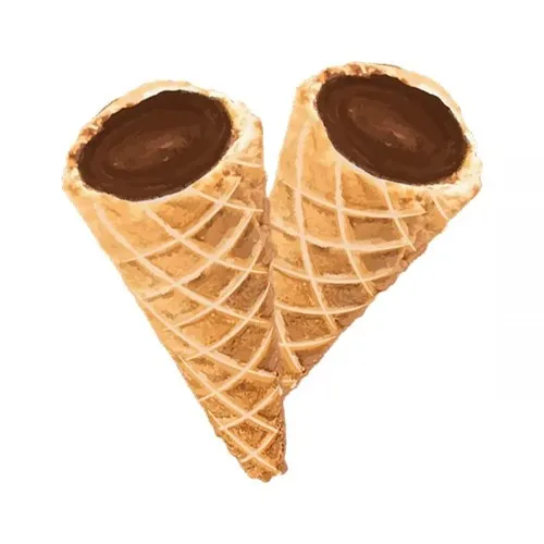 Caramel Chocolate Live Rosin Waffle Cones