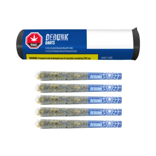 Darts - Blue Widow Indica Crushed Diamond Infused image 3