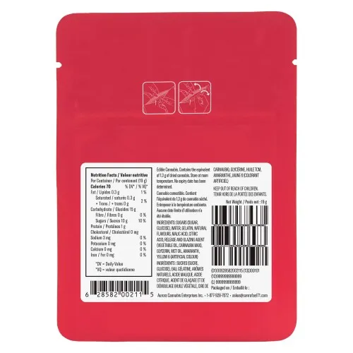 Sour Cherry & Peach Live Resin Gummies image 3