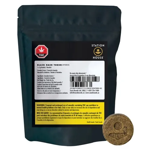 Organic Black Hash Token image 2