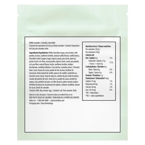 THC Cookies and Cream White Chocolate image 3