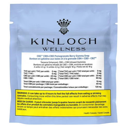 CBZ™ - CBN + CBD Pomegranate Berry Gummy Drops image 2